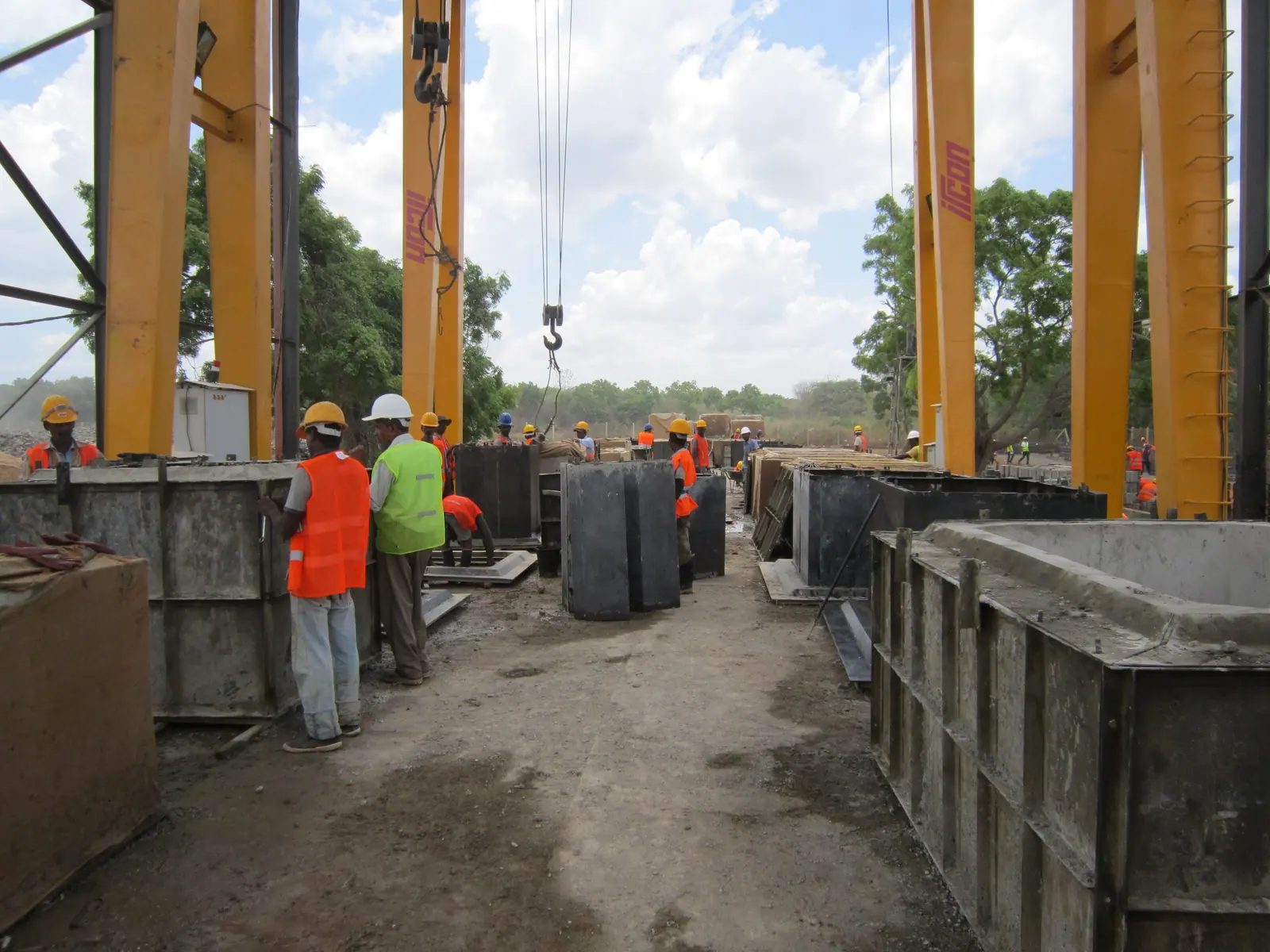 Pre-Casting & Installation Works in Medawachchiya and Omanthai–Mankulam